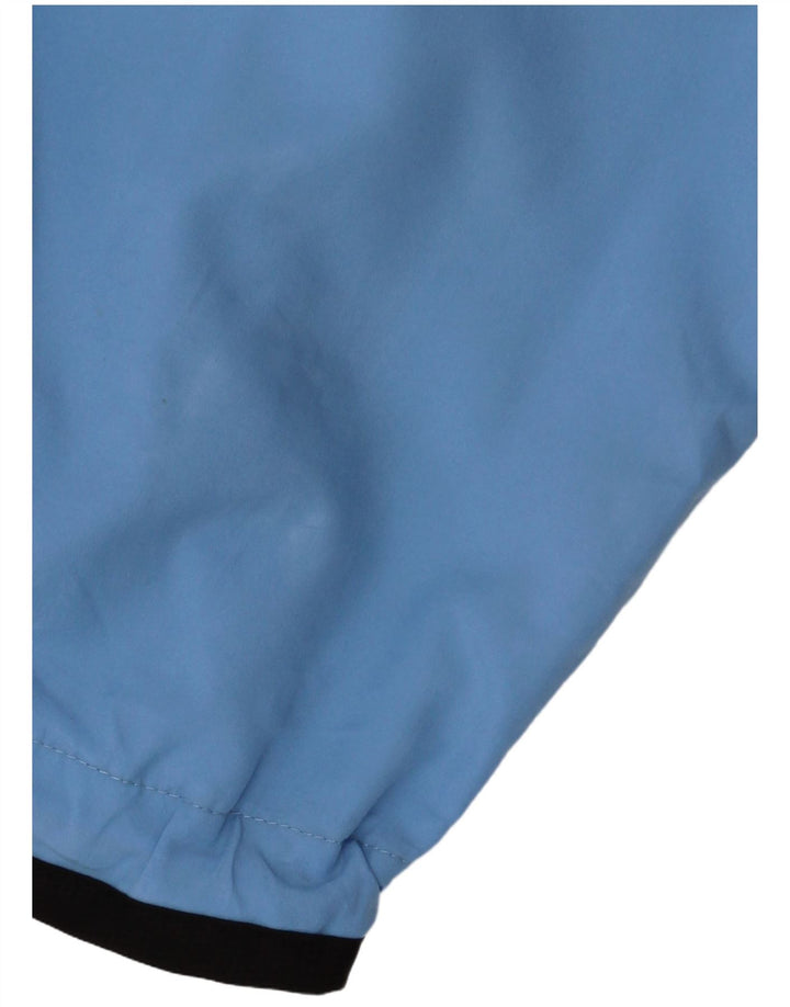 Sergio Tacchini Herren-Trainingsanzug-Oberteil, Jacke, klein, blaues Farbblock-Polyester