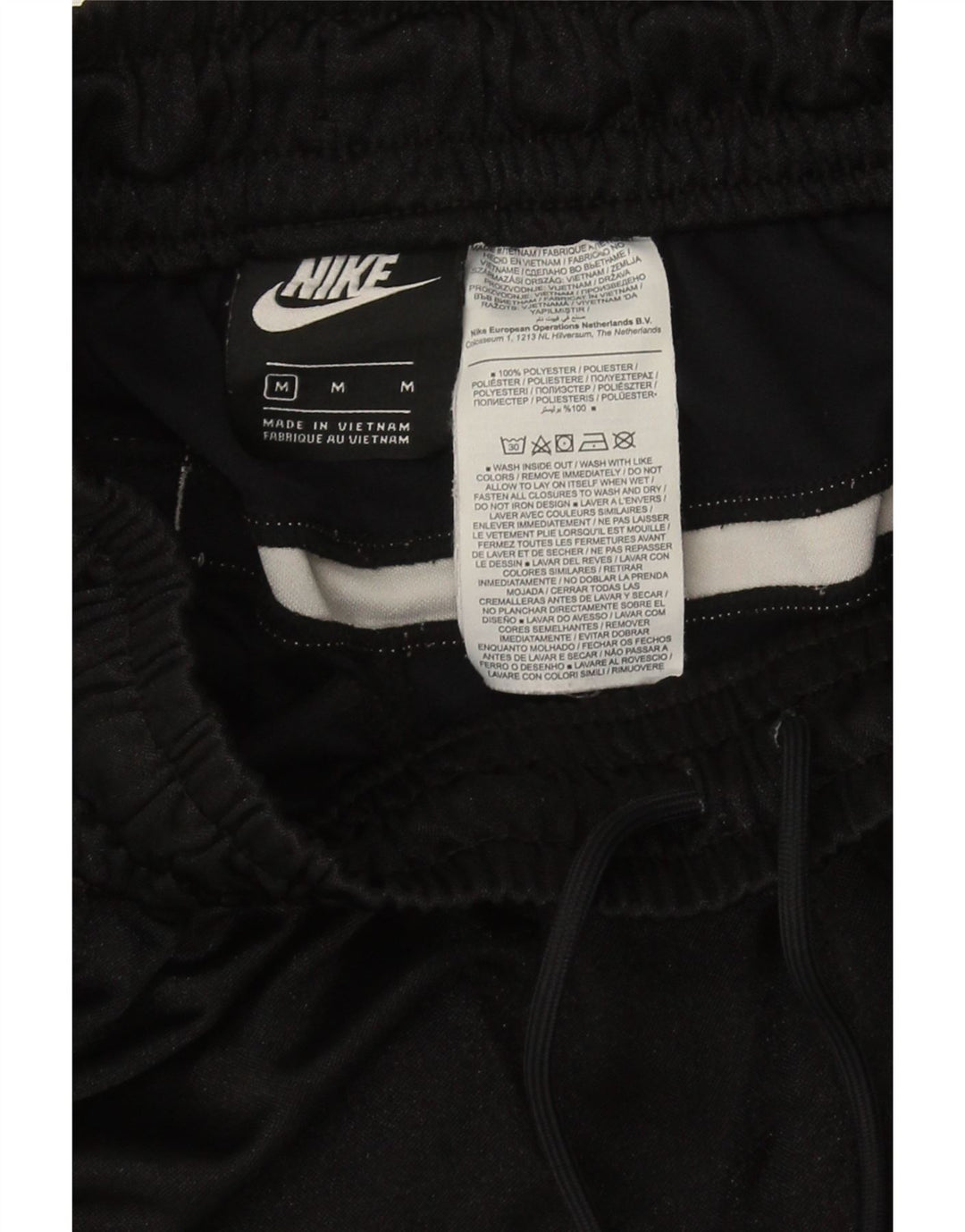 Nike Herren-Sportshorts mit Grafik, Mittelschwarzes Farbblock-Polyester