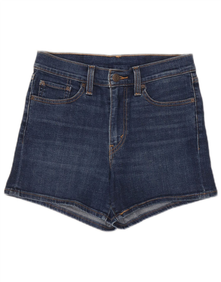 Levi's Damen-Jeansshorts, W27, klein, blaue Baumwolle