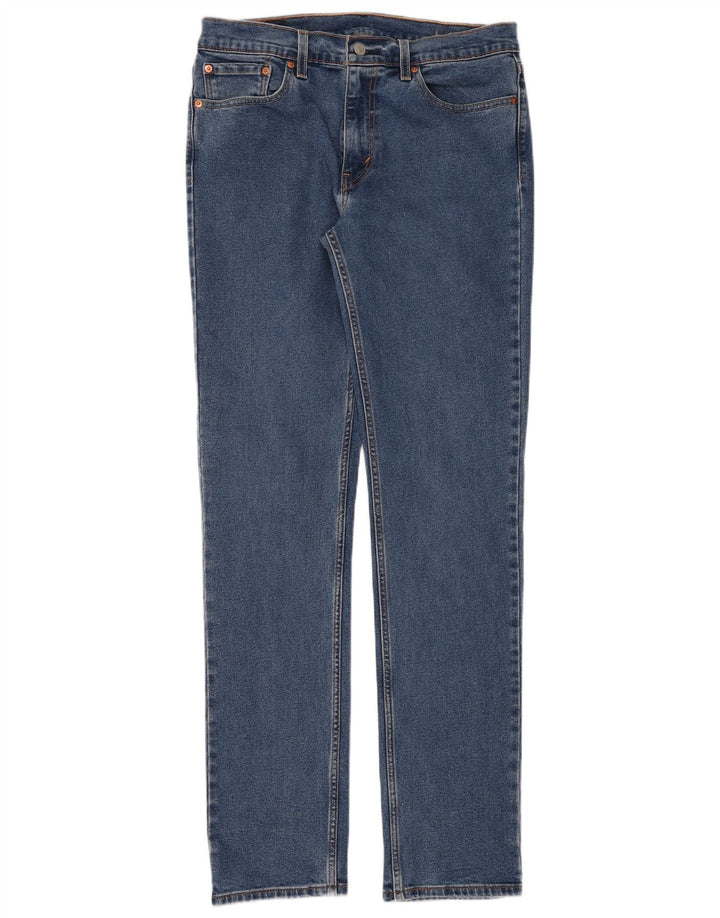 Levi's Herren 511 Slim Jeans W32 L34 Blaue Baumwolle