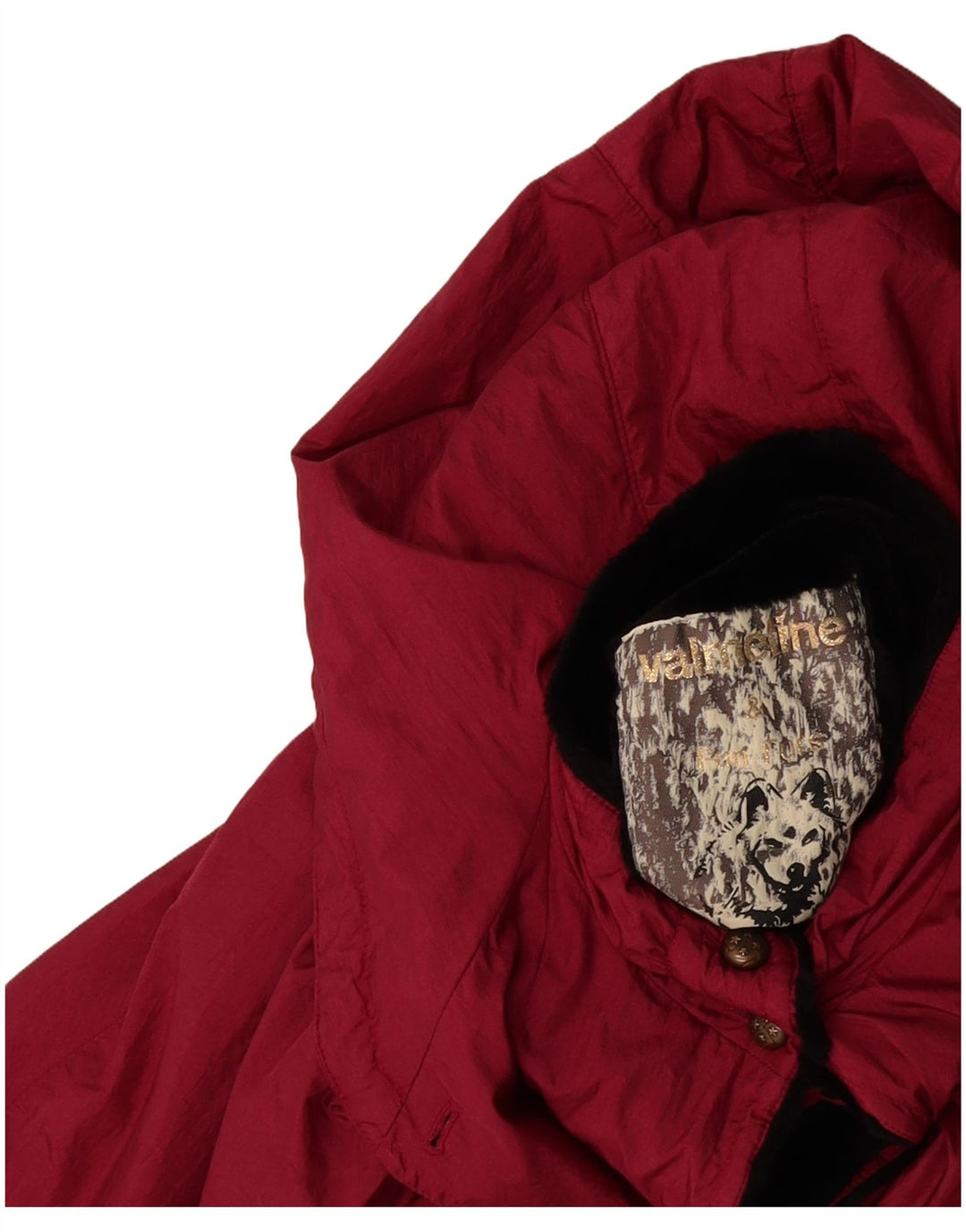 VALMELINE Womens Hooded Raincoat UK 20 2XL Red