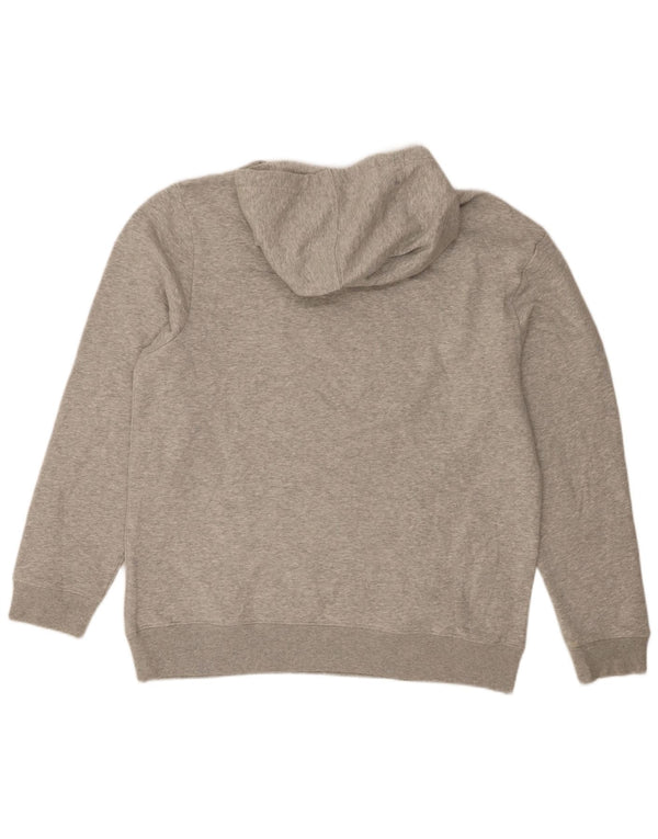 Gap Herren-Kapuzenpullover mit Grafik, groß, grau gesprenkelte Baumwolle