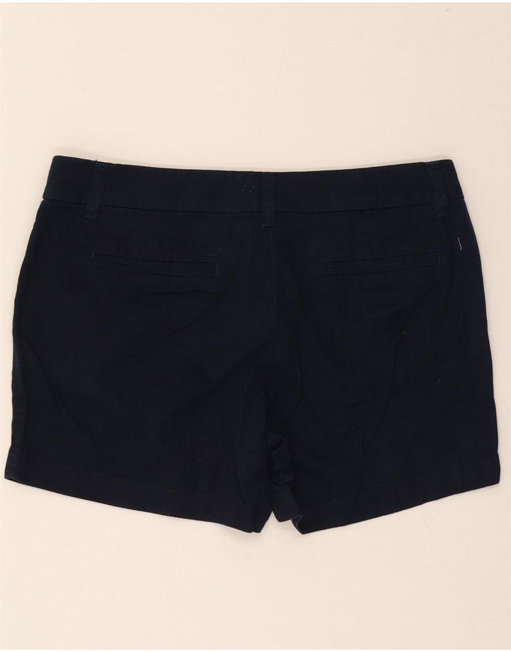 J. CREW Womens Chino Shorts US 8 Medium W30 Navy Blue Cotton Vintage J. Crew and Second-Hand J. Crew from Messina Hembry 