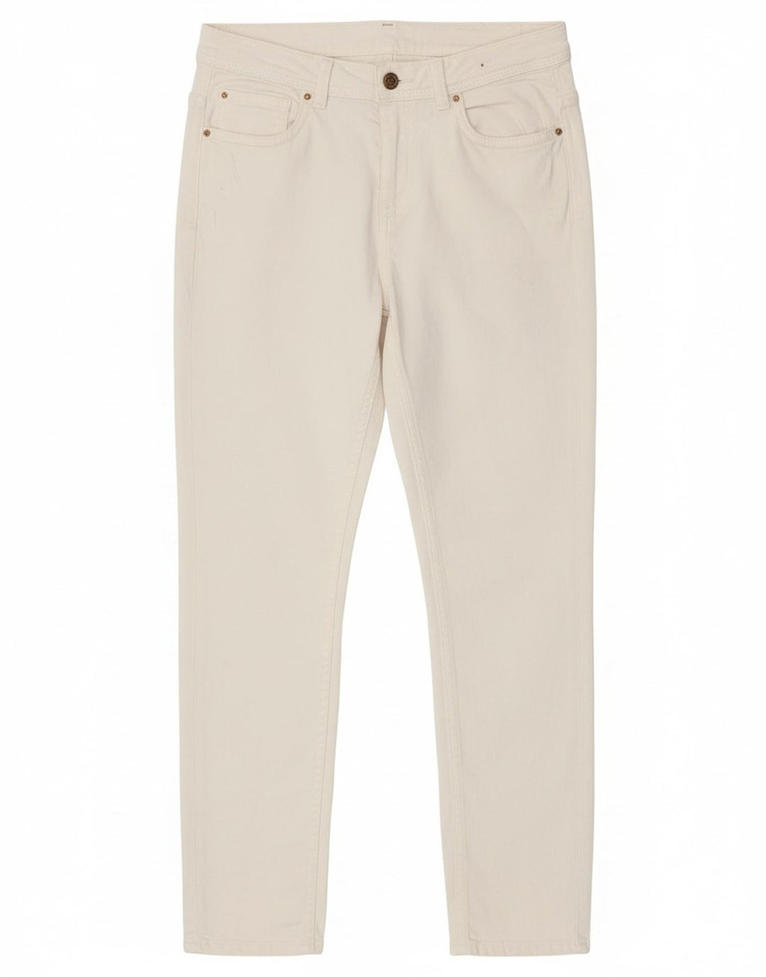 Zara Damen Crop Skinny Jeans EU 40 Medium W30 L26 Weiß