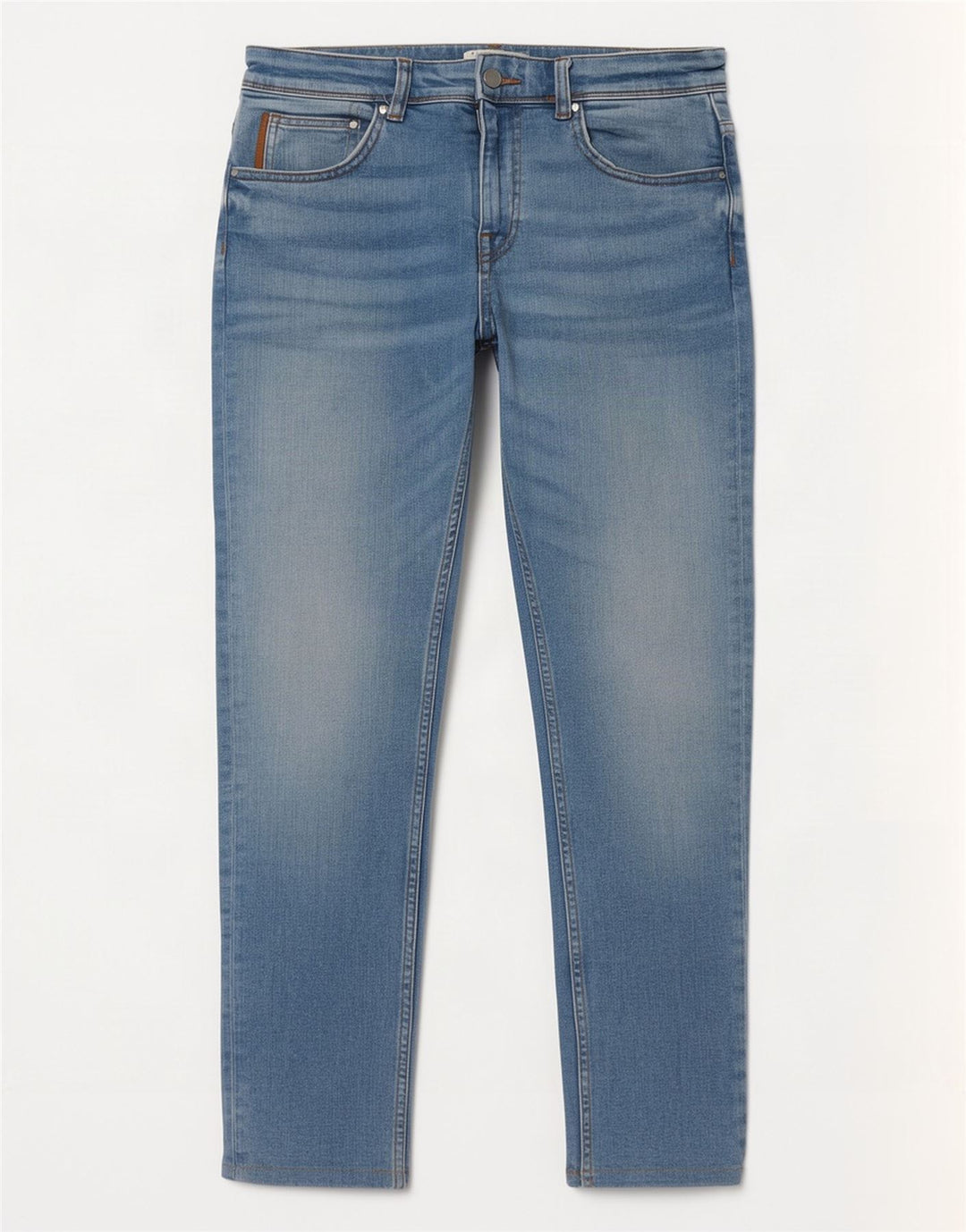 Zara Herren Slim Jeans EU 42 Large W32 L30 Blaue Baumwolle