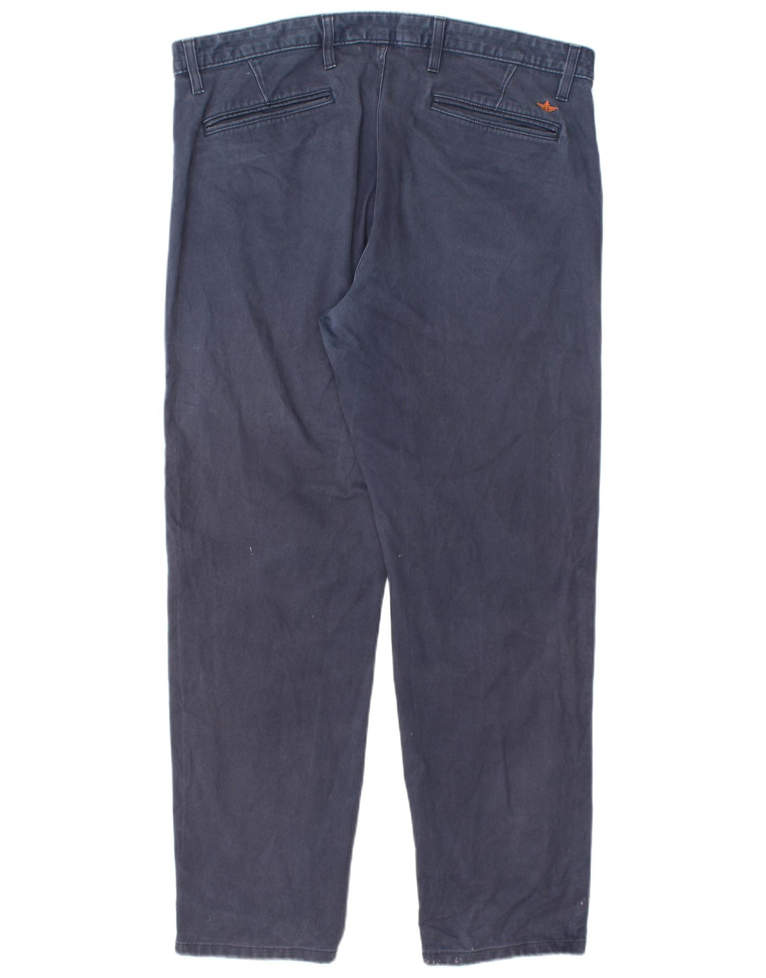 DOCKERS Gerade Chinohose für Herren, W38, L30, marineblaue Baumwolle