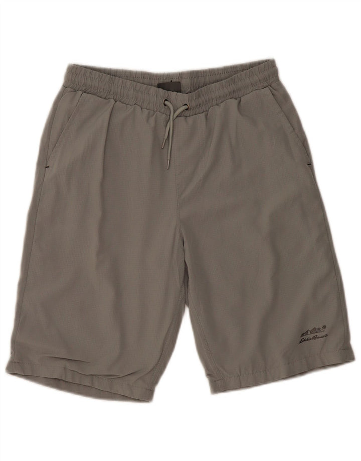 Eddie Bauer Jungen-Sportshorts, 14–15 Jahre, großes graues Polyester