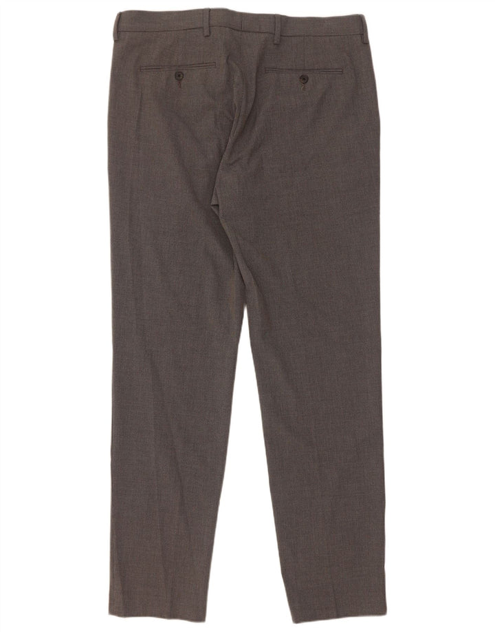 Marks & Spencer Herren Slim Anzughose W36 L33 Grau