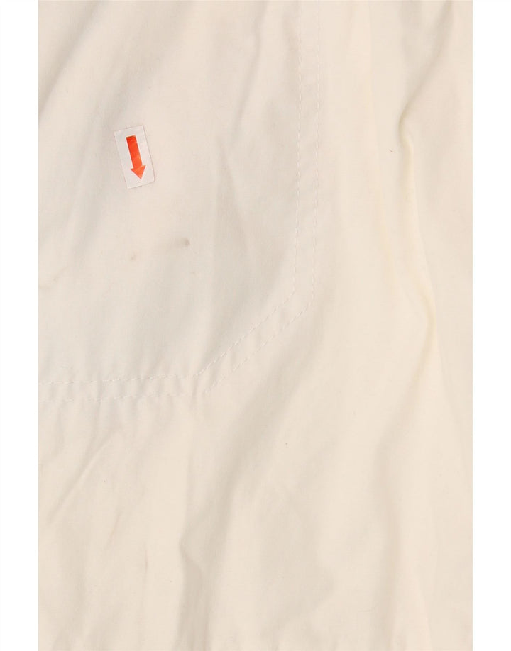 NIKE Damen Chino-Shorts, UK 8, Größe S, W30, weiße Baumwolle