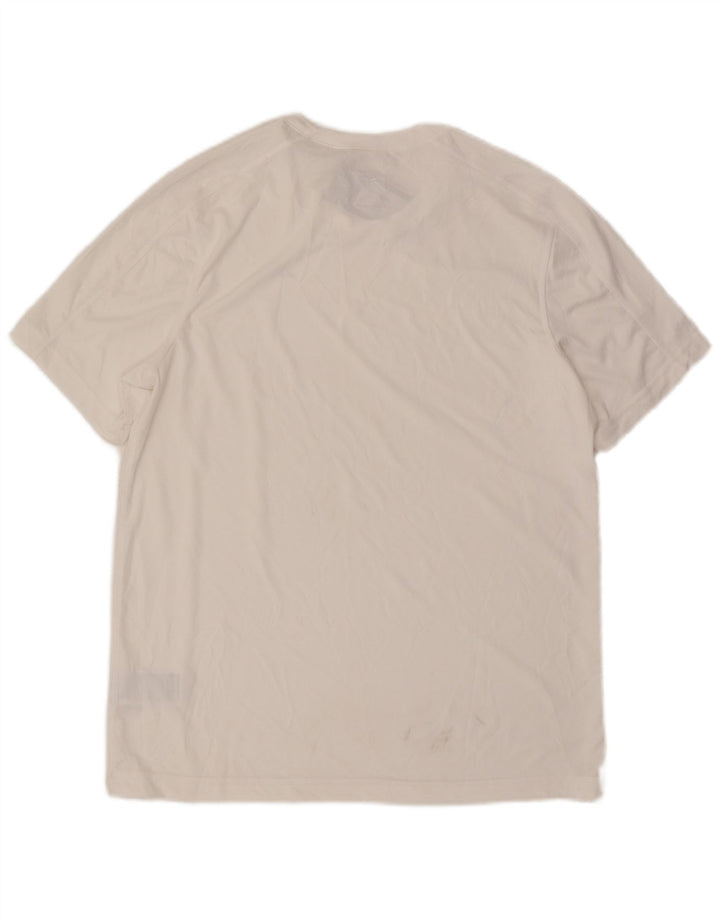 Reebok Herren T-Shirt Top Large Weiß Polyester