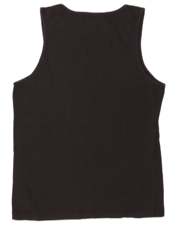 Puma Herren Graphic Vest Top Small Schwarz Baumwolle