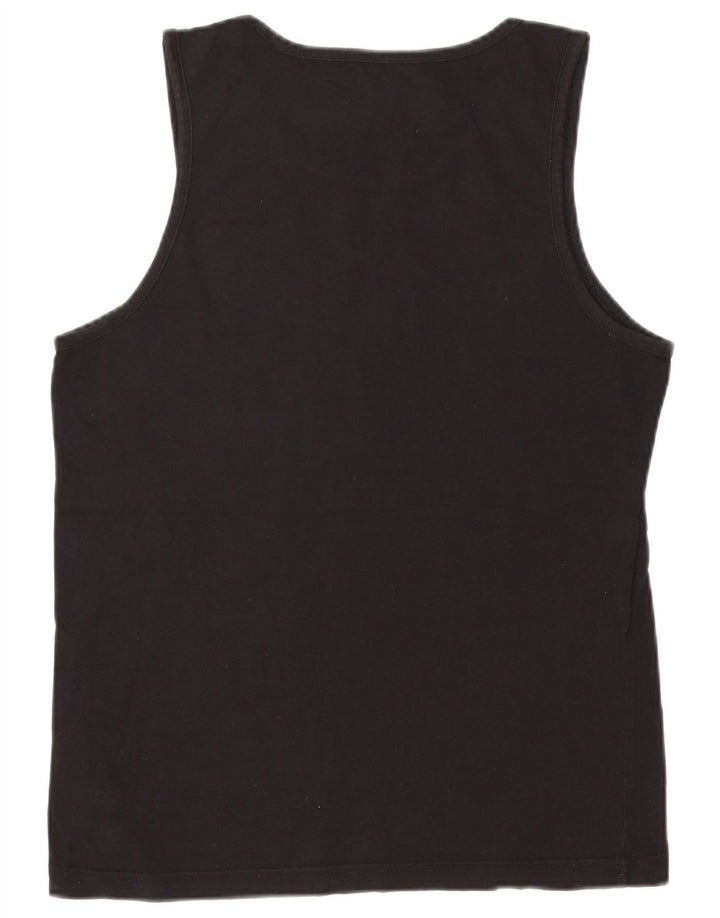 Puma Herren Graphic Vest Top Small Schwarz Baumwolle