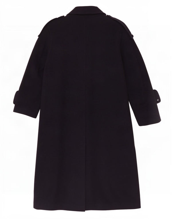 Admyra Damen Zweireihiger Mantel UK 14 Große marineblaue Wolle