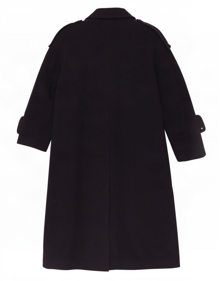 Admyra Damen Zweireihiger Mantel UK 14 Große marineblaue Wolle