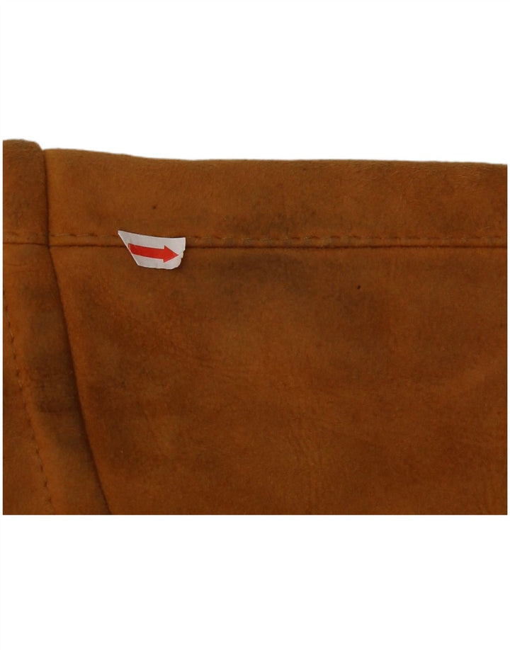 Vintage Damen Lammfelljacke mit Kapuze EU 44 XL Beige Lammfell