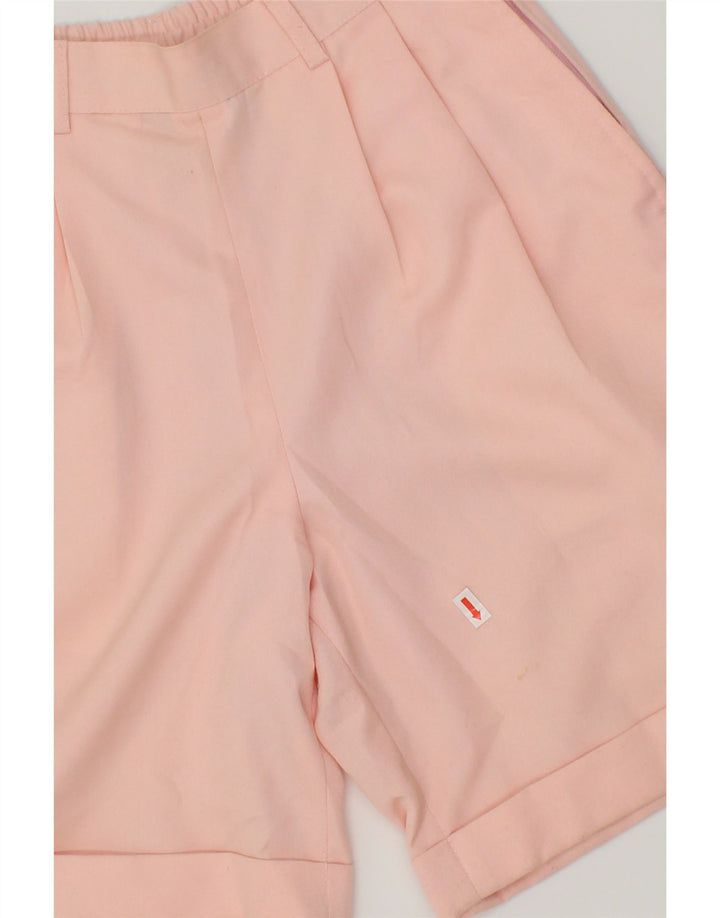 MECCANO Womens Pegged Chino Shorts IT 44 Medium W28 Pink Polyester Vintage Meccano and Second-Hand Meccano from Messina Hembry 