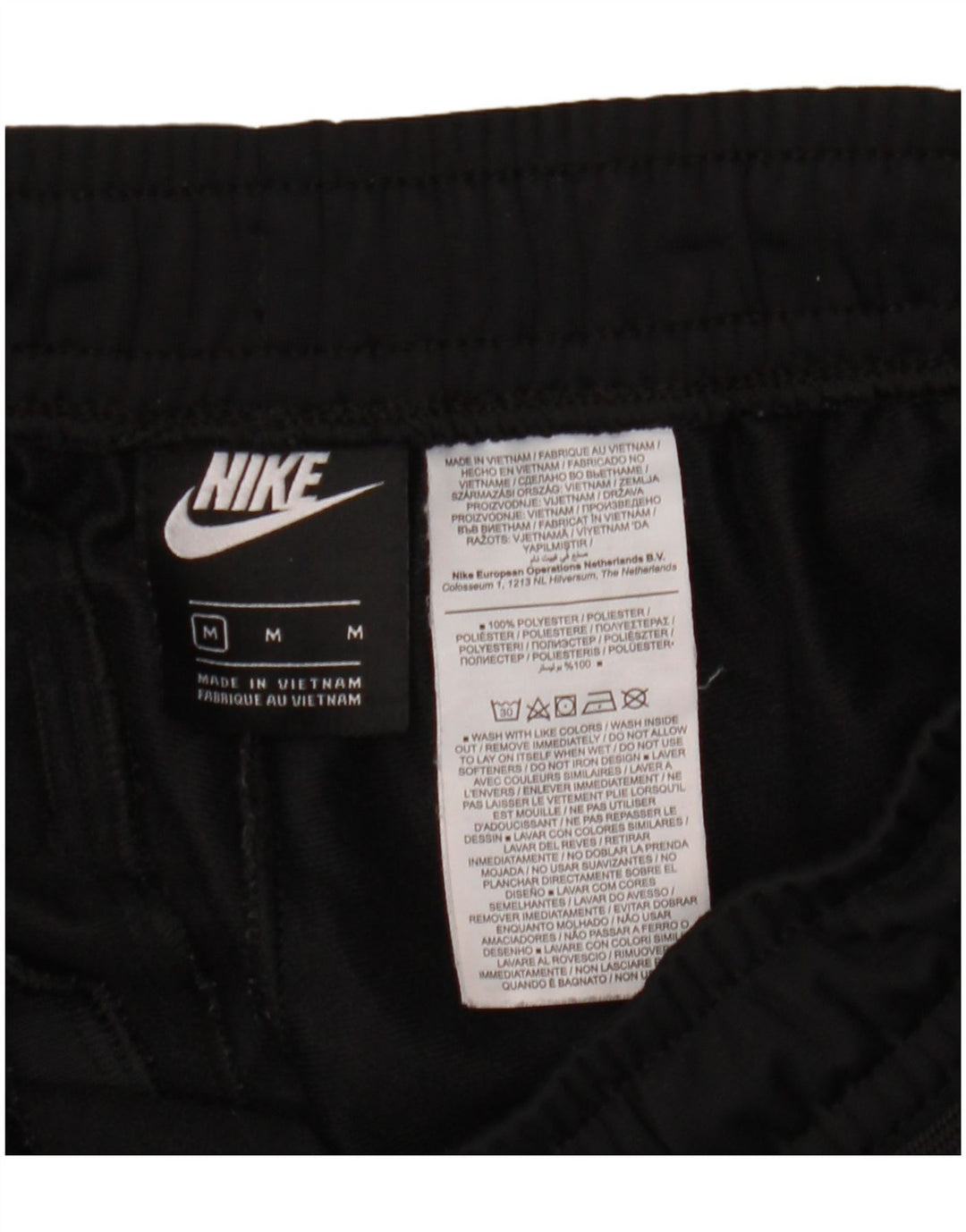 Nike Herren-Trainingshose, Jogginghose, Mittelschwarz, Polyester