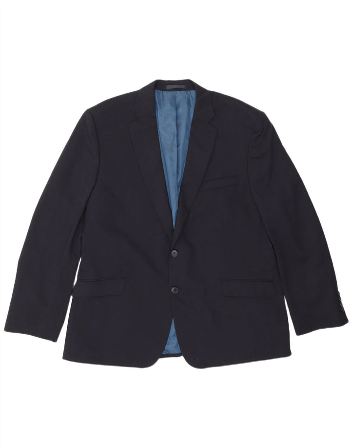 Marks & Spencer Herren-Blazer mit 2 Knöpfen, UK 38, mittelgroß, Marineblau, klassisch