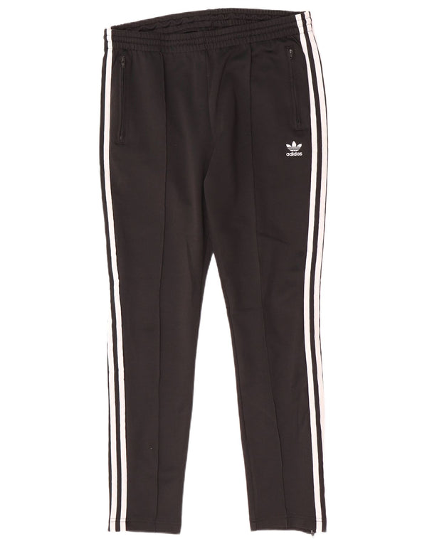 Adidas Damen Trainingshose UK 16 Large Schwarz Baumwolle Sport