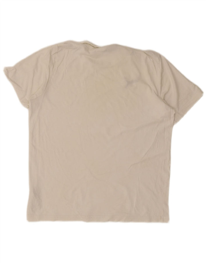 Puma Herren T-Shirt Top Large Weiß Baumwolle