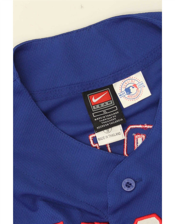 Nike Jungen Rangers Graphic Jersey Top 13–14 Jahre XL Blau Polyester