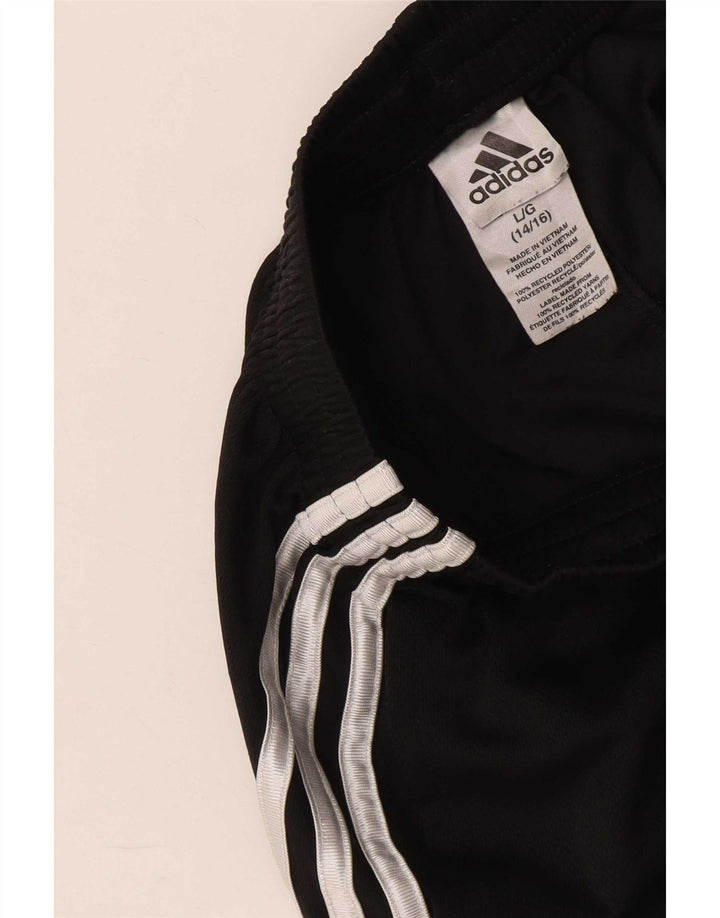 Adidas Sportshorts für Jungen, 12–13 Jahre, Größe L, Schwarz, Polyester