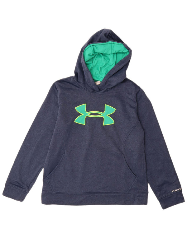 UNDER ARMOUR Mädchen-Pullover mit lockerem Kapuzenpullover, 11–12 Jahre, Größe L, Marineblau