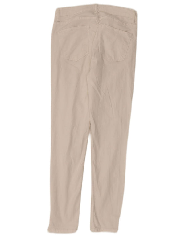 Zara Damen Crop Skinny Jeans EU 38 Small W30 L28 Weiß