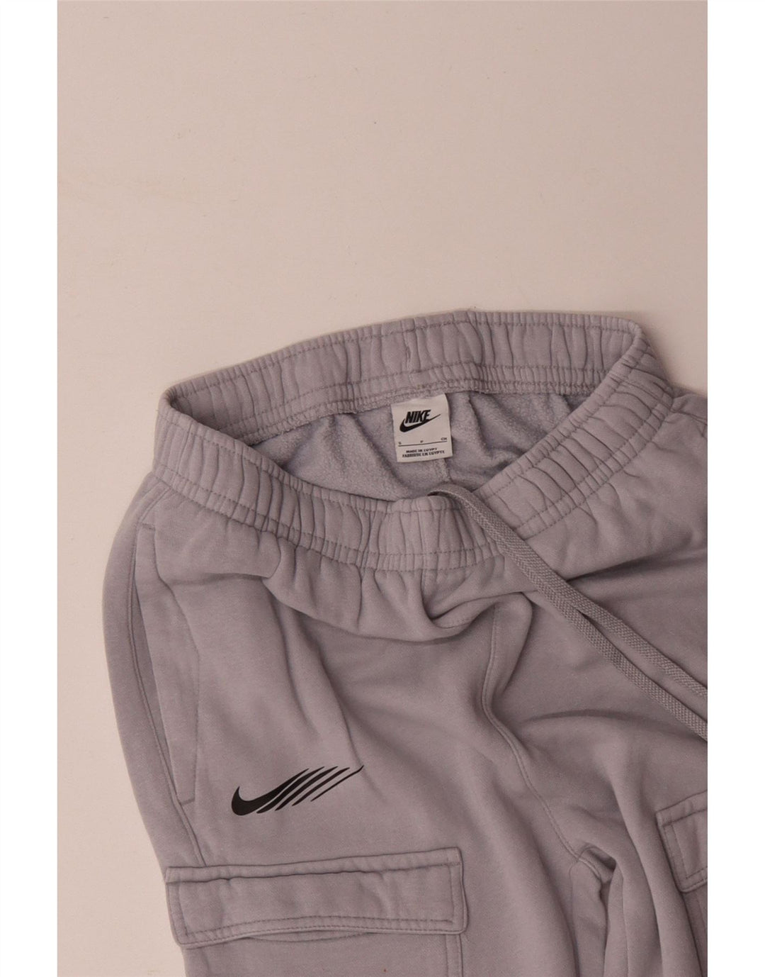 NIKE Damen Graphic Cargo Trainingshose Jogger UK 10 Small Grau
