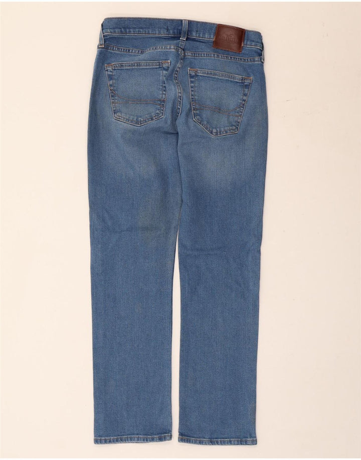 Hollister Damen Slim Straight Jeans W30 L30 Blau