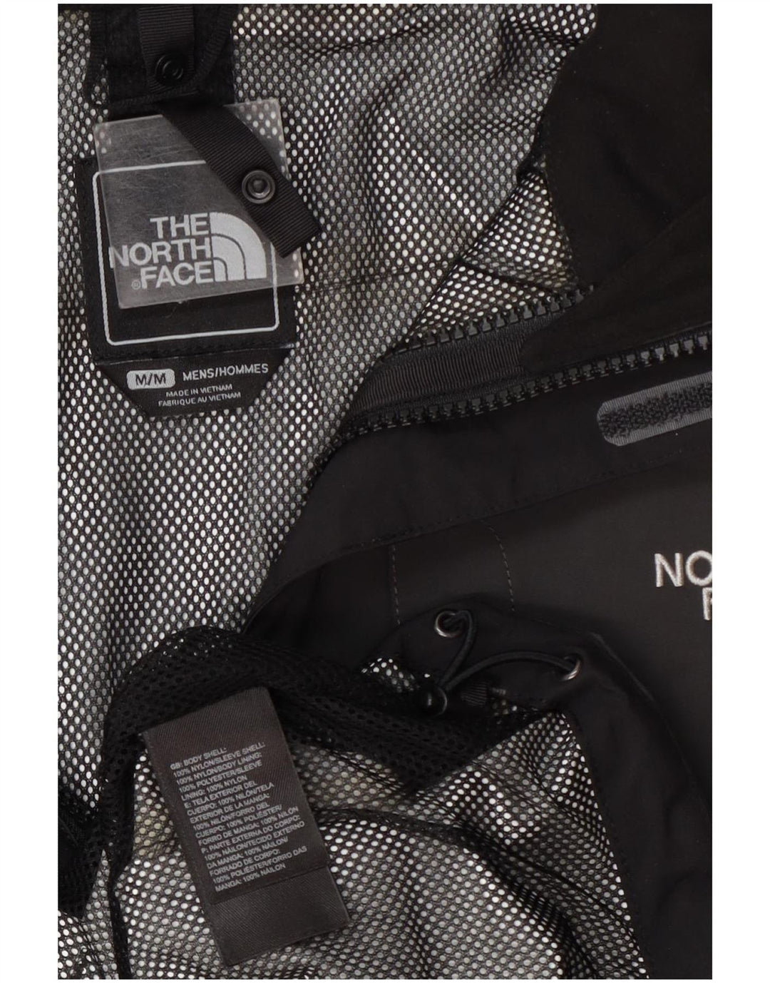 The North Face Herren Hyvent Hooded Rain Jacket UK 38 Mittelgrauer Farbblock