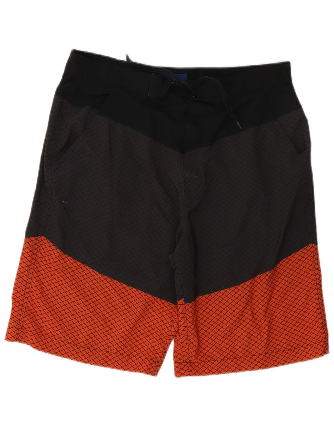 Mountain Warehouse Herren-Sportshorts aus mittelgrauem Colourblock-Polyester