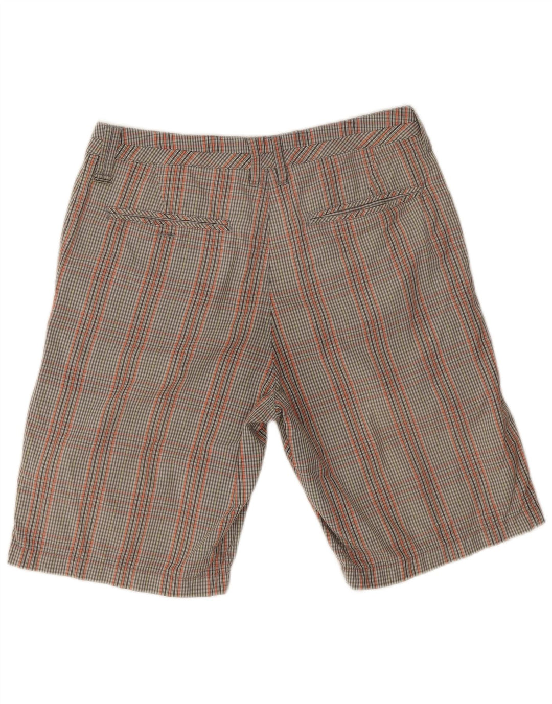 Quiksilver Herren-Chinoshorts W32, mittelgroß, mehrfarbig, kariert, Baumwolle