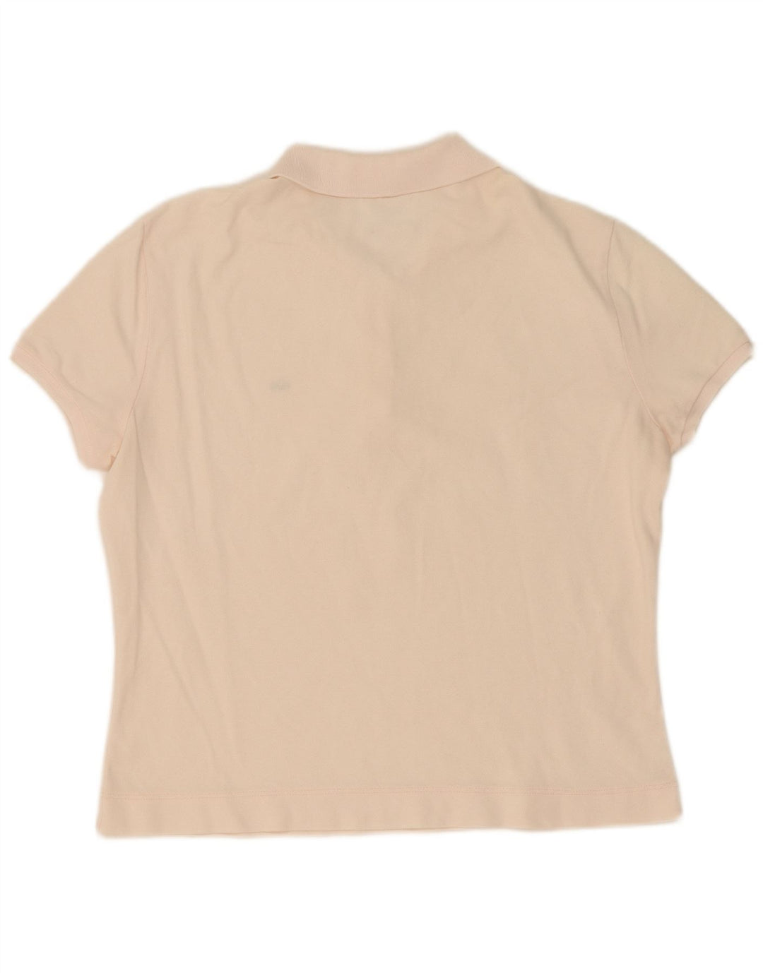 Lacoste Damen Poloshirt Größe 48 XL Rosa Baumwolle