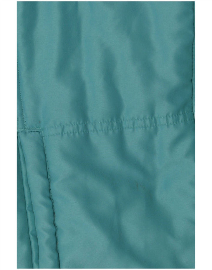 WEIRD FISH Damen Wattierte Weste UK 14 Large Türkis Polyester