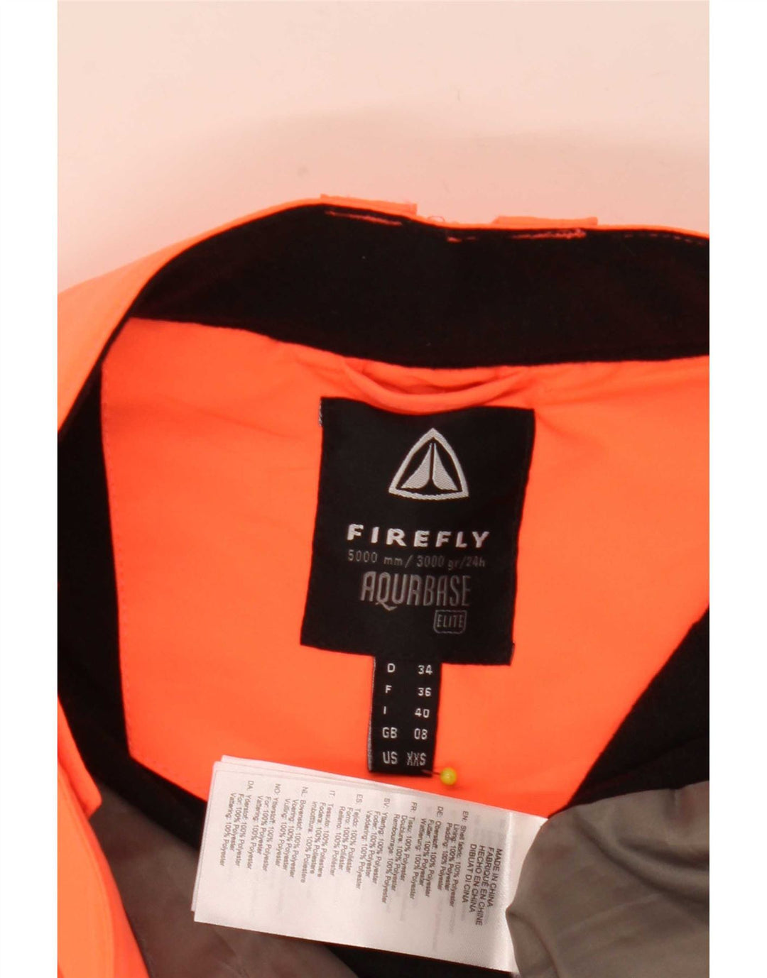 Firefly Cargo-Skihose für Damen, UK 8, Größe S, W30, L31, Orange, Polyester