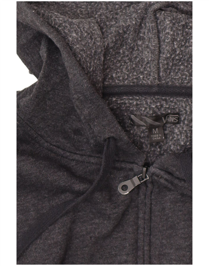VANS Damen Zip Hoodie Pullover UK 14 Mittelgrau