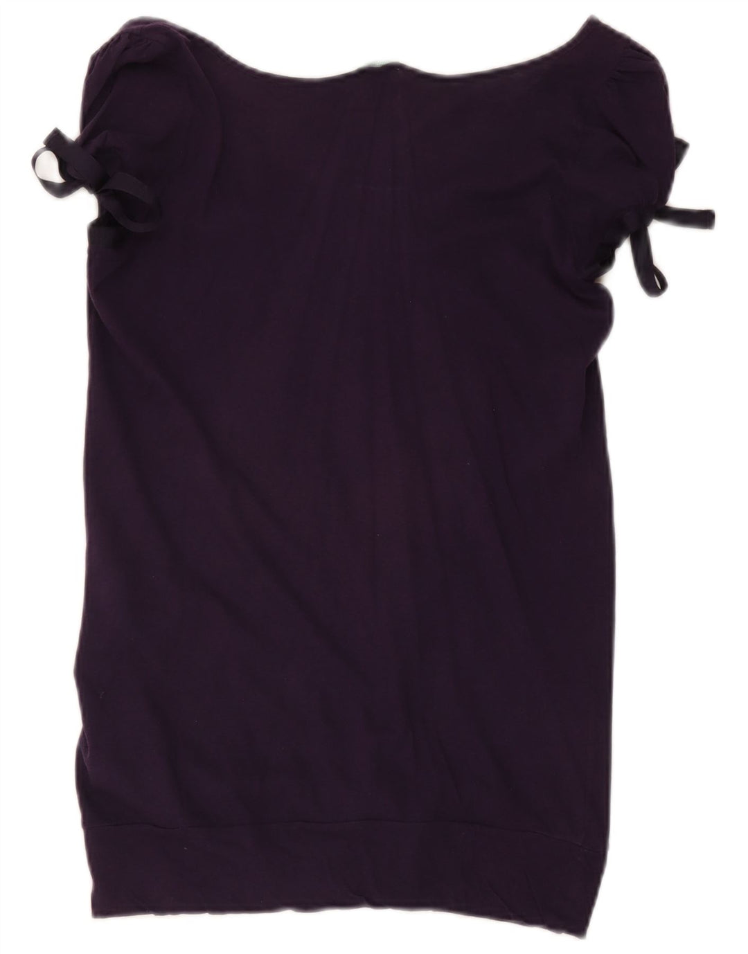 Benetton Damen-Blusenoberteil, UK-Größe 44, Größe L, Lila, Baumwolle