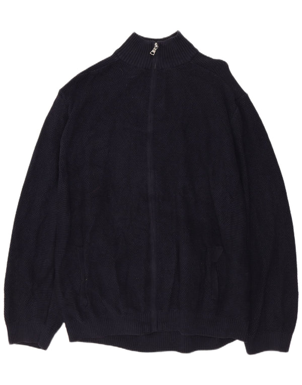 MARKS & SPENCER Herren Strickjacke 2XL Marineblau Baumwolle
