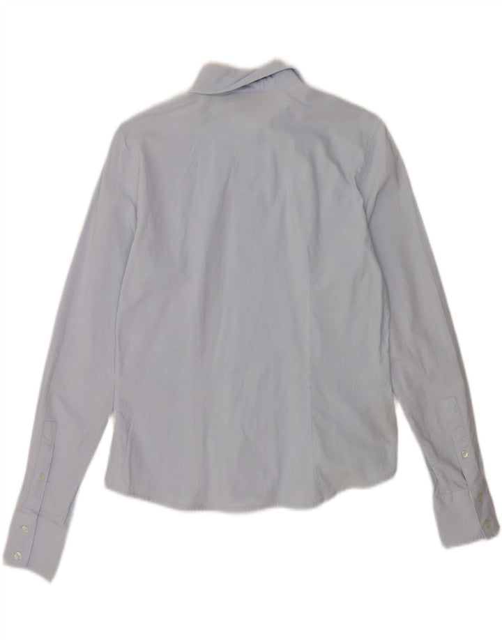 Gant Damen-Hemd UK 12 aus mittelblauer Baumwolle