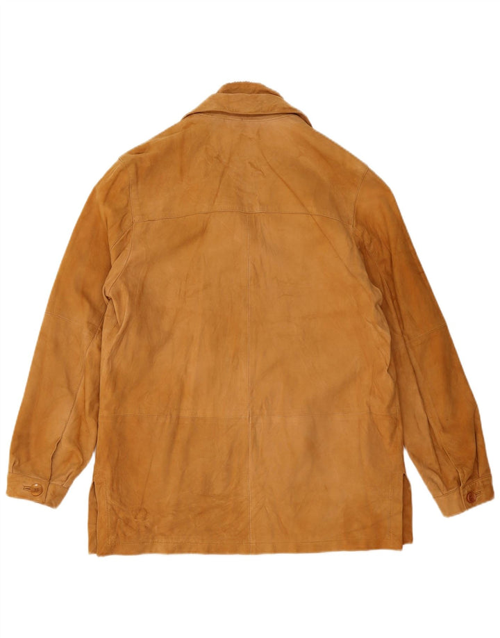 INTREND Damen Wildlederjacke IT 44 Mittelbeiges Leder