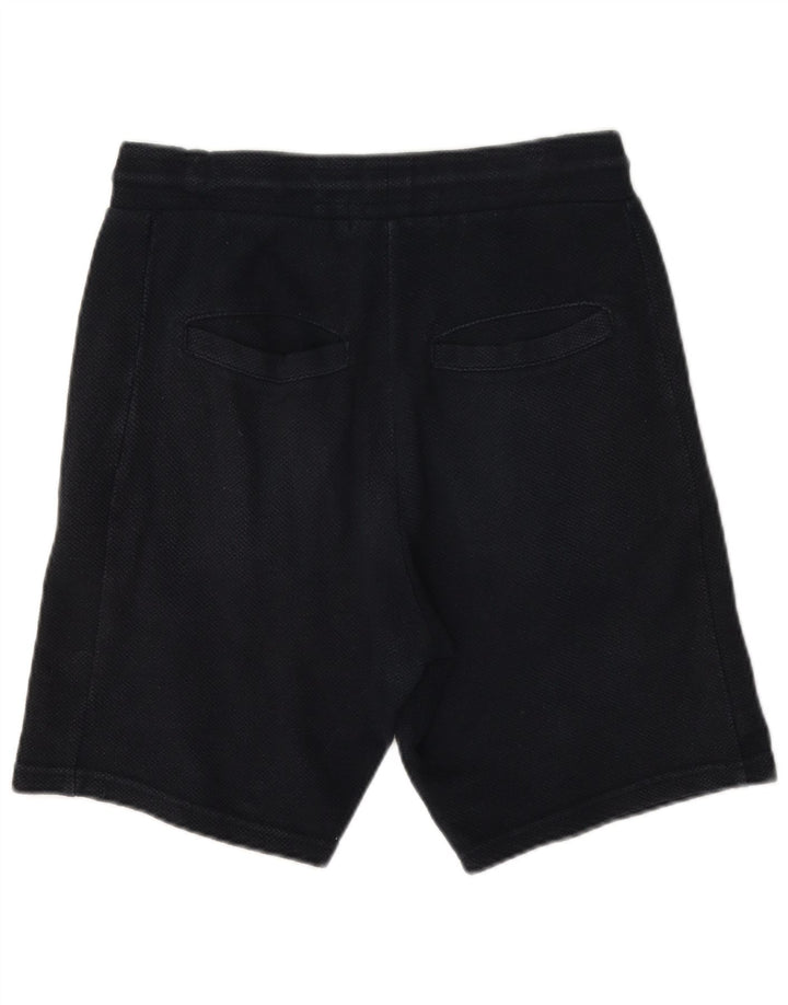 Zara Herren-Sportshorts aus mittelblauer Baumwolle in Marineblau