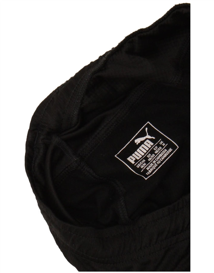 PUMA Herren-Trainingshose mit Grafik, mittelschwarz