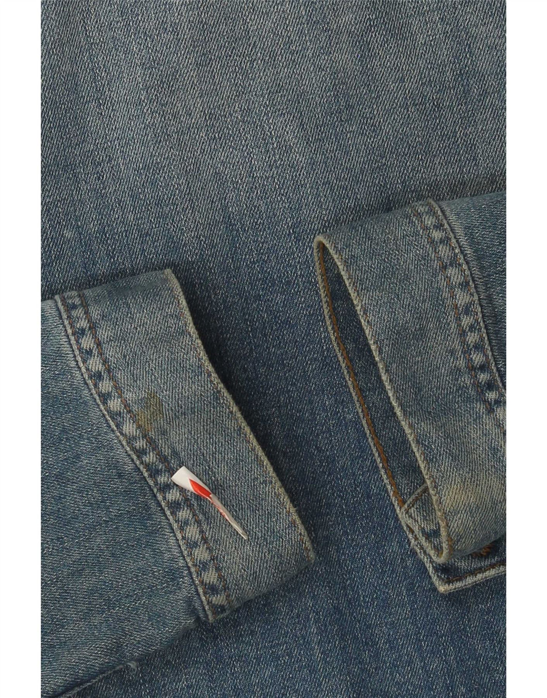 Fat Face Damen Jeansjacke UK 12 Mittelblaue Baumwolle