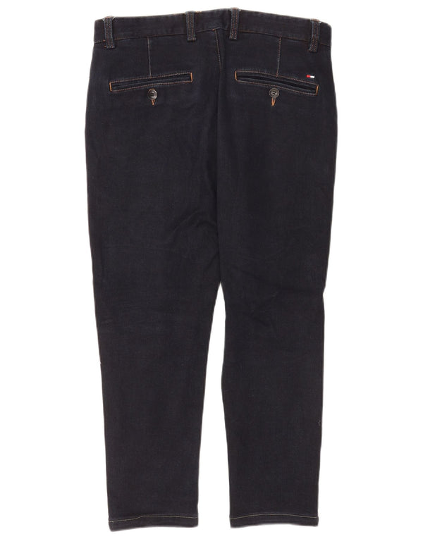 Tommy Hilfiger Herren Capri-Jeans W34 L22 Marineblau
