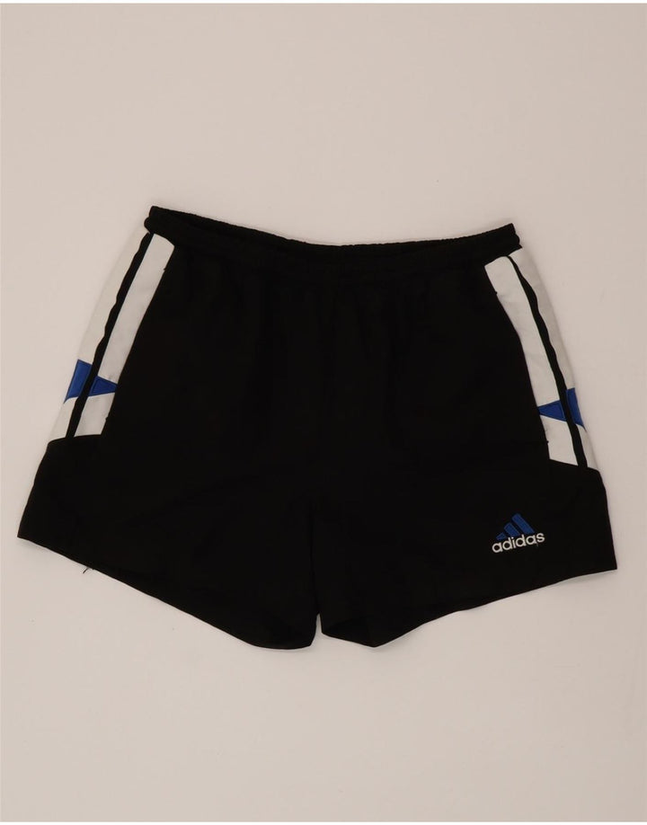 ADIDAS Herren-Sportshorts, groß, schwarzes Farbblock-Polyester