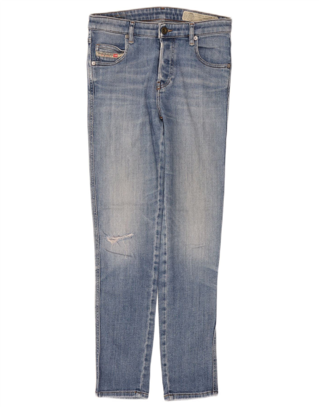 Diesel Damen Babhila Distressed Slim Fit Skinny Jeans W26 L28 Blau