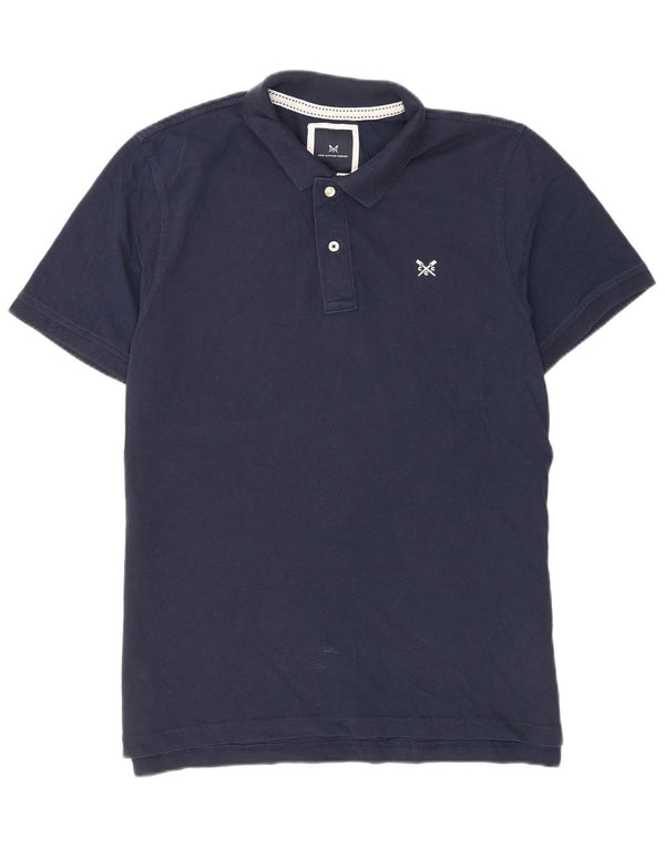 Crew Clothing Herren Kurzarm-Poloshirt XL, Marineblau, Baumwolle
