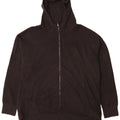 Reebok Herren Zip Hoodie Pullover 3XL Schwarz Baumwolle