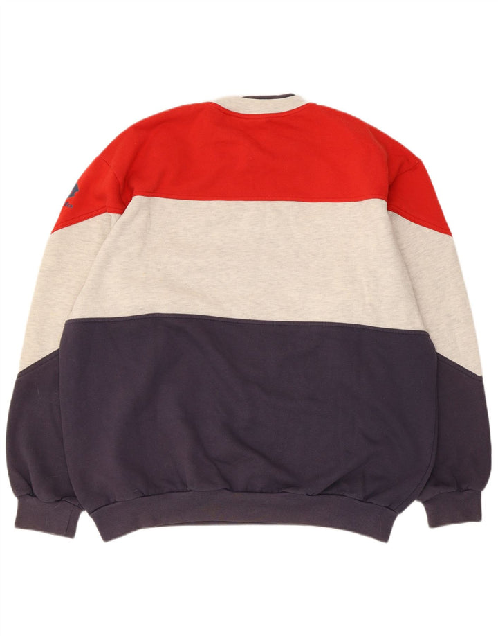 Lotto Herren-Sweatshirt mit Grafik, groß, mehrfarbig, Farbblock
